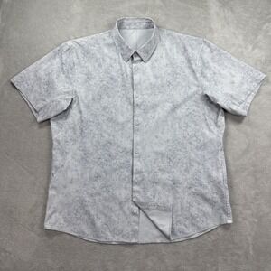 Lululemon Airing Easy Shirt Mens XL Gravel Dust Short Sleeve Ventlight Mesh